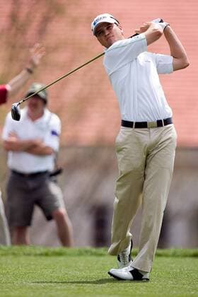 Zach Johnson (USA) schaut seinem Abschlag hinterher - (Icon4882162) Golf Herren BellSouth Classic 2006, TPC at Sugarloaf, PGA Tour, Golfen, Bell South Einzelbild Duluth EDITORIAL USE ONLY