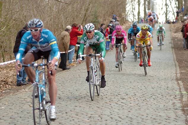 Thor Hushovd (Norwegen Credit Agricole, Mitte) -  Radsport Herren Gent - Wevelgem 2006, ProTour, Straßenradsport, Straße, Rad Gruppe Gent