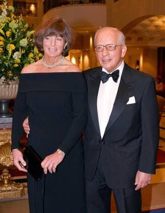 Hans Günther Winkler (Deutschland) mit Ehefrau Debbie (USA) anläßlich der Verleihung der Goldenen Sportpyramide Pferdesport Herren Goldene Sportpyramide 2006, Stiftung Deutsche Sporthilfe, Gala, Sportgala, Benefiz, Benefizgala, Gruppe Berlin