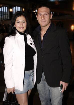 Andrej Voronin (Bayer 04 Leverkusen Ukraine) mit Ehefrau Katja anläßlich der Charity Night of Sports 2006 Fußball Herren Charity Night of Sports 2006, Gala, Sportgala, Benefiz, Benefizgala, Wohltätigkeit Gruppe Köln