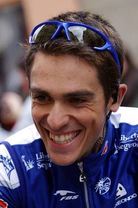 Alberto Contador Velasco (Spanien Liberty Seguros) Radsport Herren Tour de Romandie 2006, ProTour, Straßenradsport, Straße, Rad Porträt 2. Etappe: Porrentruy - Porrentruy Freude, 