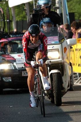 Ivan Basso (Italien CSC) -  Radsport Herren 89. Giro dItalia 2006, D Italia, ProTour, Straßenradsport, Straße, Rad, Prolog, Zeitfahren Einzelbild Seraing