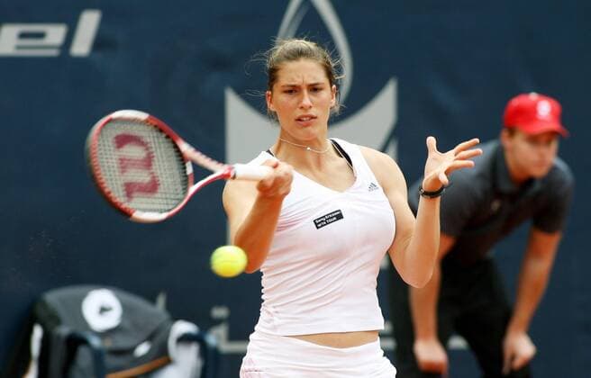 Andrea Petkovic (Deutschland) - Vorhand Tennis Damen Qatar Telecom German Open 2006, WTA Tour Einzelbild Berlin