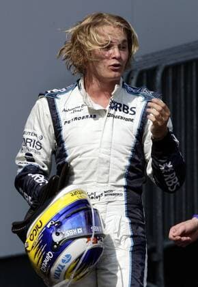 Nico Rosberg (Deutschland Williams Cosworth) ist nach dem Rennen noch etwas zerzaust Motorsport Grand Prix Herren Großer Preis von Europa 2006, Formel 1 Weltmeisterschaft, F1, F, GP, WM Einzelbild Nürburgring Nürburg