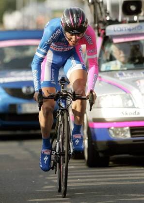 Damiano Cunego (Italien Lampre) Radsport Herren Giro d Italia 2006, dItalia, Straßenradsport, Straße, Rad, ProTour, Prolog, Einzelbild Seraing