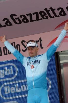 Stefan Schumacher (Deutschland Gerolsteiner) gewinnt die 18. Etappe des Giro d Italia 2006 -  Radsport Herren Giro d Italia 2006, dItalia, ProTour, Straßenradsport, Straße, Rad, Einzelbild 18. Etappe: Sillian - Gemona del Friuli Freude,