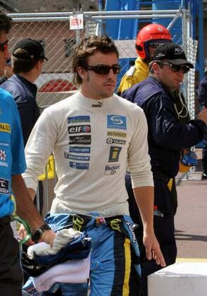 Fernando Alonso (Spanien Renault) Motorsport Herren Großer Preis von Monaco 2006, Formel 1 Weltmeisterschaft, F1, F, GP, WM, Qualifikation Gruppe Monte Carlo