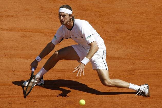 Juan Carlos Ferrero (Spanien) - Vorhand -  (pan14396) Tennis Herren French Open 2006, ATP Tour, Grand Slam, Einzelbild Roland Garros Paris Dynamik,  