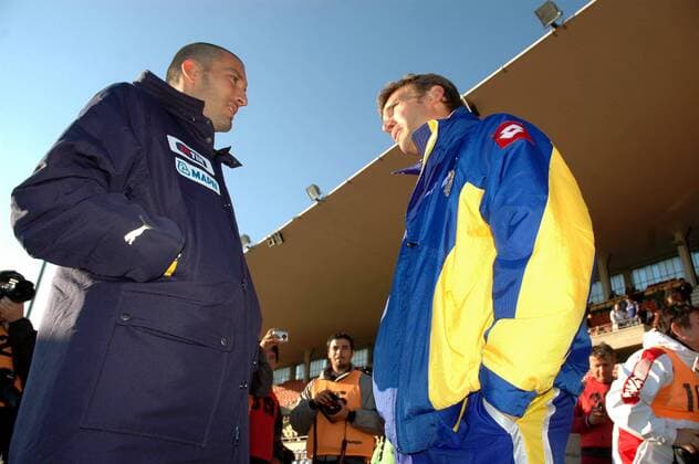 Gianluca Zambrotta (Italien, li.) im Gespräch mit Andriy Shevchenko (Ukraine) -  Fußball Länderspiel Herren Freundschaftsspiel 2006, Test, Testspiel, Nationalmannschaft, Nationalteam Gruppe Lausanne