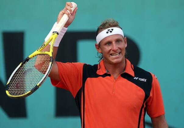 David Nalbandian (Argentinien) wütend Tennis Herren French Open 2006, ATP Tour, Grand Slam, Vdig Einzelbild Roland Garros Paris Wut,