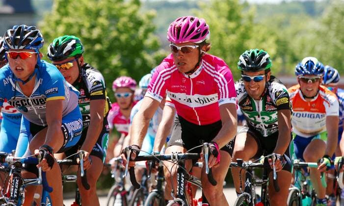 Jan Ullrich (Deutschland T Mobile, Mitte) Radsport Herren Tour de Suisse 2006, ProTour, Straßenradsport, Straße, Rad, Gruppe 2. Etappe: Bremgarten - Einsiedeln 