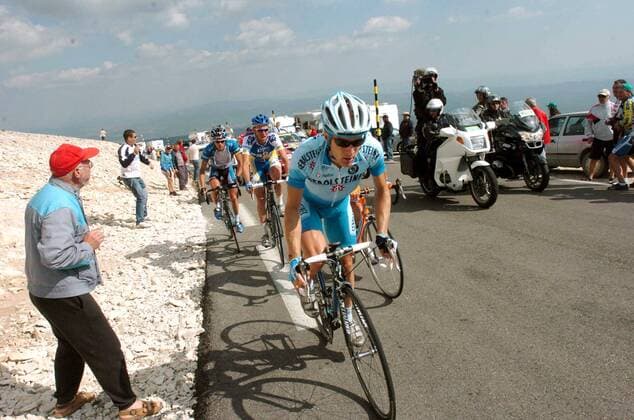 Levi Leipheimer (USA Gerolsteiner) - Anstieg -  Radsport Herren Dauphine Libere 2006, ProTour, Straßenradsport, Straße, Rad, Gruppe 4. Etappe: Tain L Hermitage - Le Mount Ventoux Radsport Herren Dauphine Libere 2006, ProTour, Straßenradsport, Straße, Rad, Gruppe 4. Etappe: Tain L Hermitage - Le Mount Ventoux