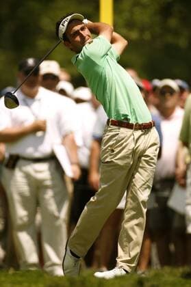 Edoardo Molinari (Italien) schaut seinem Abschlag hinterher - (Icon7818908) Golf Herren US Open Championship 2006, PGA Tour Einzelbild Mamaroneck New York, NY, N Y Golf Herren US Open Championship 2006, PGA Tour Einzelbild Mamaroneck New York, NY, N Y EDITORIAL USE ONLY