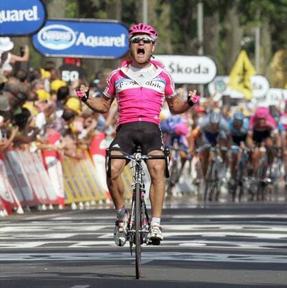 Matthias Kessler (Deutschland T Mobile) gewinnt die 3. Etappe der Tour de France 2006 Radsport Herren 93. Tour de France 2006, ProTour, Straßenradsport, Straße, Rad, Einzelbild 3.Etappe: Esch sur Alzette - Valkenburg Freude, Begeisterung, Radsport Herren 93. Tour de France 2006, ProTour, Straßenradsport, Straße, Rad, Einzelbild 3.Etappe: Esch sur Alzette - Valkenburg Freude, Begeisterung,