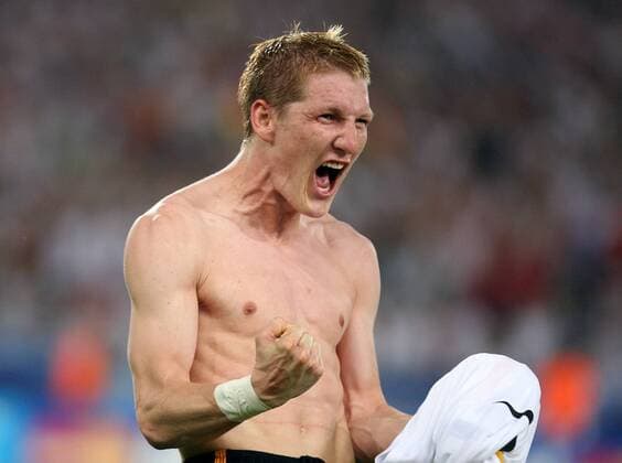 Bastian Schweinsteiger (Deutschland) -  Fußball WM Herren WM 2006, Länderspiel, Nationalteam, Spiel um Platz 3, Einzelbild Stuttgart Freude, Begeisterung, Fußball WM Herren WM 2006, Länderspiel, Nationalteam, Spiel um Platz 3, Einzelbild Stuttgart Freude, Begeisterung,