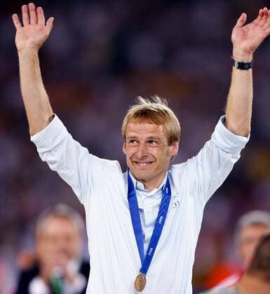 Bundestrainer Jürgen Klinsmann (Deutschland) - Schlussjubel - Fußball WM Herren WM 2006, Länderspiel, Nationalteam, Spiel um Platz 3, drei Einzelbild Stuttgart Freude, Fußball WM Herren WM 2006, Länderspiel, Nationalteam, Spiel um Platz 3, drei Einzelbild Stuttgart Freude,