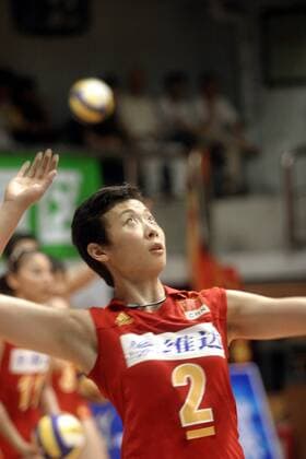 Feng Kun (China) -  (pau8994507) Volleyball Länderspiel Damen Länderspiel 2006, Nationalmannschaft, Nationalteam, Nationaltrikot, Einzelbild Quanzhou Volleyball Länderspiel Damen Länderspiel 2006, Nationalmannschaft, Nationalteam, Nationaltrikot, Einzelbild Quanzhou