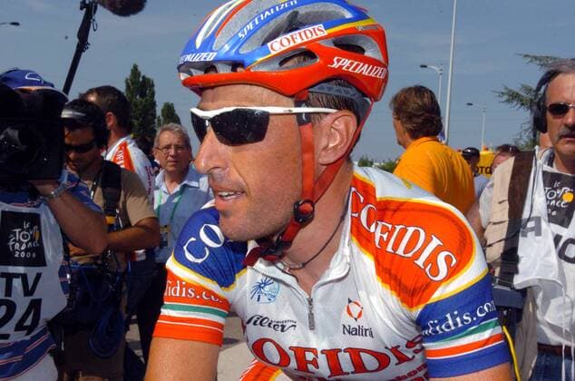 Cristian Moreni (Italien Cofidis) -  Radsport Herren 93. Tour de France 2006, ProTour, Straßenradsport, Straße, Rad, Einzelbild 18. Etappe: Morzine - Macon Radsport Herren 93. Tour de France 2006, ProTour, Straßenradsport, Straße, Rad, Einzelbild 18. Etappe: Morzine - Macon