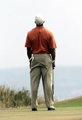 Eldrick Tiger Woods (USA) wendet sich enttäuscht ab -  (LON2006072213) Golf Herren British Open Championship 2006, PGA Tour, Einzelbild Hoylake Golf Herren British Open Championship 2006, PGA Tour, Einzelbild Hoylake
