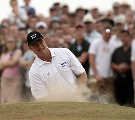 Ernie Els (Südafrika) - Bunkerspiel -  (LON2006072206) Golf Herren British Open Championship 2006, PGA Tour, Einzelbild Hoylake Golf Herren British Open Championship 2006, PGA Tour, Einzelbild Hoylake