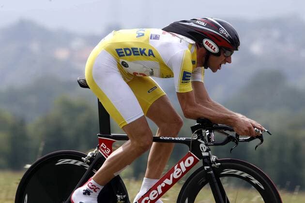 Jens Voigt (Deutschland CSC) Radsport Herren Deutschland Tour 2006, Deutschlandtour, ProTour, Straßenradsport, Straße, Rad, Vdig Einzelbild Bad Säckingen, Zeitfahren, Einzelzeitfahren Radsport Herren Deutschland Tour 2006, Deutschlandtour, ProTour, Straßenradsport, Straße, Rad, Vdig Einzelbild Bad Säckingen, Zeitfahren, Einzelzeitfahren