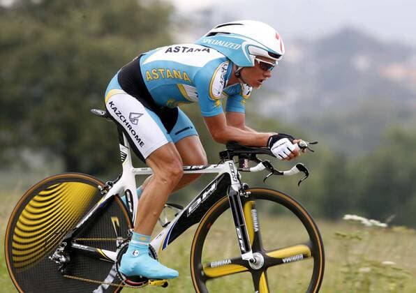 Alexandre Vinokourov (Kasachstan Astana Würth) Radsport Herren Deutschland Tour 2006, Deutschlandtour, ProTour, Straßenradsport, Straße, Rad, Vdig Einzelbild Bad Säckingen, Zeitfahren, Einzelzeitfahren Radsport Herren Deutschland Tour 2006, Deutschlandtour, ProTour, Straßenradsport, Straße, Rad, Vdig Einzelbild Bad Säckingen, Zeitfahren, Einzelzeitfahren