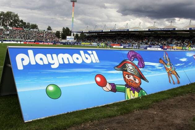 Playmobil Werbebande im gleichnamigen Stadion Fußball 2. BL Herren Saison 2006 2007, SpVgg Greuther Fürth, Vdig Totale Playmobilstadion, Playmobil Stadion Fürth Fußball 2. BL Herren Saison 2006 2007, SpVgg Greuther Fürth, Vdig Totale Playmobilstadion, Playmobil Stadion Fürth
