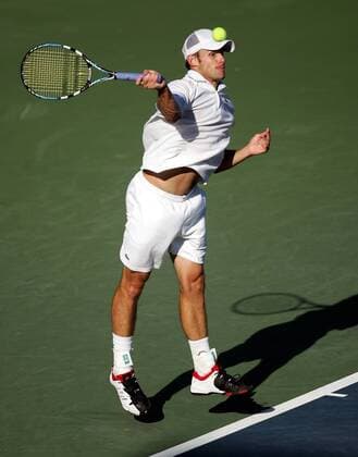 Andy Roddick (USA) - Vorhand Tennis Herren Western and Southern Financial Group Masters 2006, ATP Tour, Series Einzelbild Cincinnati Dynamik, Tennis Herren Western and Southern Financial Group Masters 2006, ATP Tour, Series Einzelbild Cincinnati Dynamik,