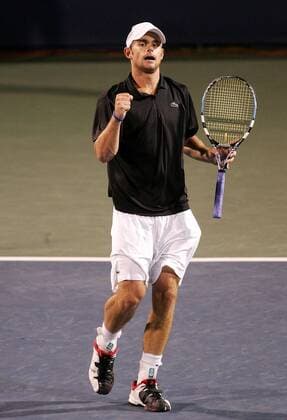 Andy Roddick (USA) jubelt Tennis Herren Western and Southern Financial Group Masters 2006, ATP Tour, Series Einzelbild Cincinnati Freude, Tennis Herren Western and Southern Financial Group Masters 2006, ATP Tour, Series Einzelbild Cincinnati Freude,