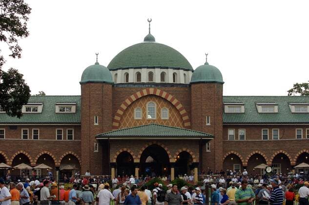 Clubhaus des Medinah Country Club in Illinois USA Golf Herren 88. PGA Championship 2006, Tour Totale Medinah Country Club Medinah Illinois Golf Herren 88. PGA Championship 2006, Tour Totale Medinah Country Club Medinah Illinois