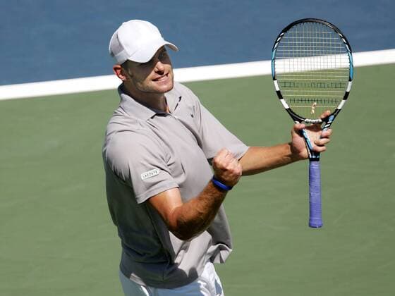 Andy Roddick (USA) jubelt Tennis Herren Western Southern Financial Group Masters 2006, ATP Tour, Series, Finale, Endspiel, Einzelbild Cincinnati Freude, Begeisterung, Tennis Herren Western Southern Financial Group Masters 2006, ATP Tour, Series, Finale, Endspiel, Einzelbild Cincinnati Freude, Begeisterung,