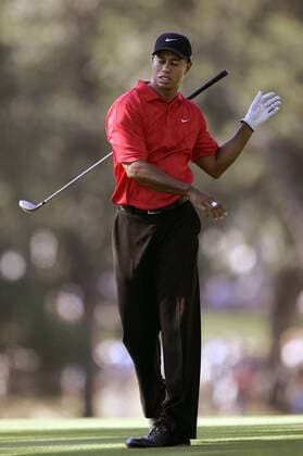 Eldrick Tiger Woods (USA) enttäuscht -  (MED2006082041) Golf Herren 88. PGA Championship 2006, Tour Einzelbild Medinah, Illinois Golf Herren 88. PGA Championship 2006, Tour Einzelbild Medinah, Illinois