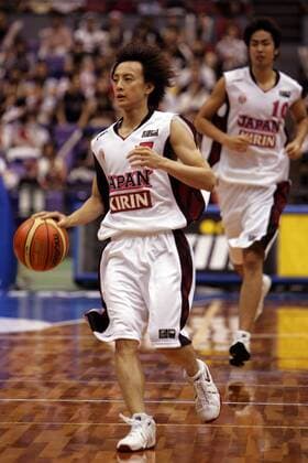 Kei Igarashi (Japan) am Ball Basketball WM Herren WM 2006, Länderspiel, Nationalmannschaft, Nationalteam, Gruppe B, Einzelbild Hiroshima Dynamik, Basketball WM Herren WM 2006, Länderspiel, Nationalmannschaft, Nationalteam, Gruppe B, Einzelbild Hiroshima Dynamik,