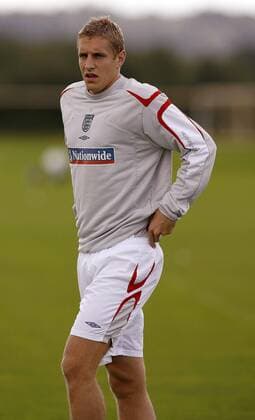Michael Dawson (England) - EDITORIAL USE ONLY. No use with unauthorised audio, video, data, fixture lists, club league logos or live services. Online in-match use limited to 120 images, no video emulation. No use in betting, games or single club league player publications. Fußball Herren Nationalteam 2006, Training Einzelbild Manchester Fußball Herren Nationalteam 2006, Training Einzelbild Manchester