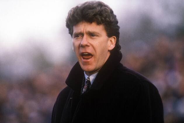 Trainer Tony Woodcock (Fortuna Köln) gibt Anweisungen Fußball 2. BL Herren Saison 1990 1991, SC Fortuna Köln Einzelbild Köln Fußball 2. BL Herren Saison 1990 1991, SC Fortuna Köln Einzelbild Köln