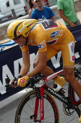 Alejandro Valverde (Spanien Caisse d Epargne - Illes Balears) - Radsport Herren Vuelta a Espana 2006, Spanienrundfahrt, ProTour, Straßenradsport, Straße, Rad, Zeitfahren Einzelbild 14. Etappe: Cuenca Radsport Herren Vuelta a Espana 2006, Spanienrundfahrt, ProTour, Straßenradsport, Straße, Rad, Zeitfahren Einzelbild 14. Etappe: Cuenca