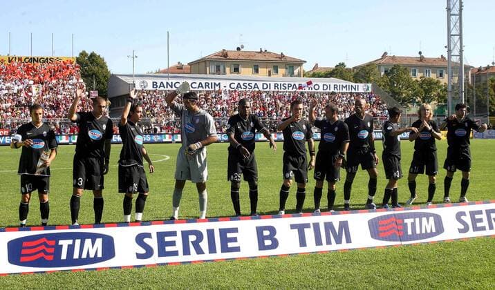 Juventus Turin startet zum ersten mal in seiner Vereinsgeschichte in der Serie B -  Fußball Herren Serie B 2006 2007, 2. Italienische Liga, Juventus Turin, Juve, Gruppe Rimini Fußball Herren Serie B 2006 2007, 2. Italienische Liga, Juventus Turin, Juve, Gruppe Rimini