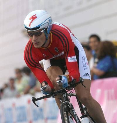 Sebastian Lang (Deutschland) Radsport WM Herren Weltmeisterschaft 2006, Straßenradsport, Straße, Rad, Einzelzeitfahren, Zeitfahren Einzelbild Salzburg Radsport WM Herren Weltmeisterschaft 2006, Straßenradsport, Straße, Rad, Einzelzeitfahren, Zeitfahren Einzelbild Salzburg