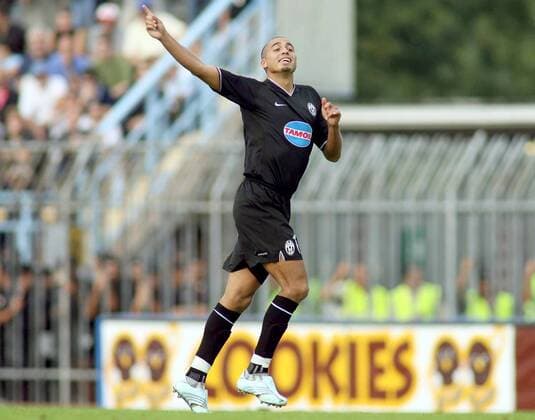 David Trezeguet (Juventus) - Torjubel -  Fußball Herren Serie B 2006 2007, 2. Italienische Liga, Juventus Turin, Juve Einzelbild Piacenza Fußball Herren Serie B 2006 2007, 2. Italienische Liga, Juventus Turin, Juve Einzelbild Piacenza