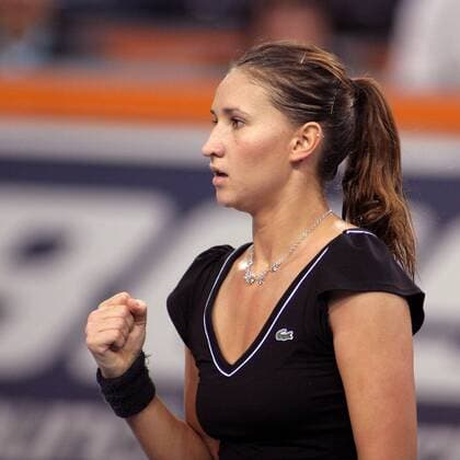 Tatiana Golovin (Frankreich) jubelt Tennis Damen Porsche Grand Prix 2006, WTA Tour, Endspiel, Finale, Vdig Einzelbild Stuttgart Freude, Tennis Damen Porsche Grand Prix 2006, WTA Tour, Endspiel, Finale, Vdig Einzelbild Stuttgart Freude,