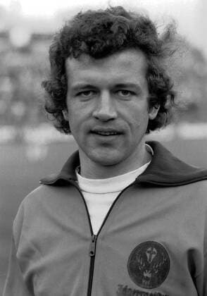 Friedhelm Haebermann (Eintracht Braunschweig) Fußball 1. BL Herren Saison 1974 1975, Vorstellung, Präsentation, Pressetermin, Porträttermin, Vneg, Vsw Porträt Braunschweig Fußball 1. BL Herren Saison 1974 1975, Vorstellung, Präsentation, Pressetermin, Porträttermin, Vneg, Vsw Porträt Braunschweig