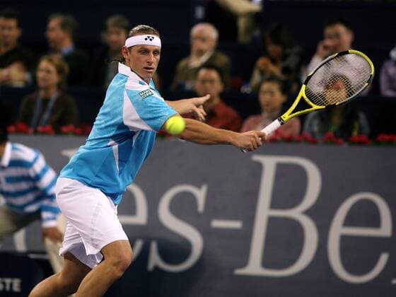 David Nalbandian (Argentinien) Tennis WM Herren Masters Cup 2006, Masterscup, ATP WM, Tour, Series, Einzelbild Shanghai Dynamik, Tennis WM Herren Masters Cup 2006, Masterscup, ATP WM, Tour, Series, Einzelbild Shanghai Dynamik,