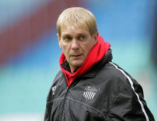 Trainer Uwe Ferl (Zwickau) Fußball Herren NOFV Oberliga Süd 2006 2007, Nordost, FSV Zwickau Einzelbild Leipzig Fußball Herren NOFV Oberliga Süd 2006 2007, Nordost, FSV Zwickau Einzelbild Leipzig