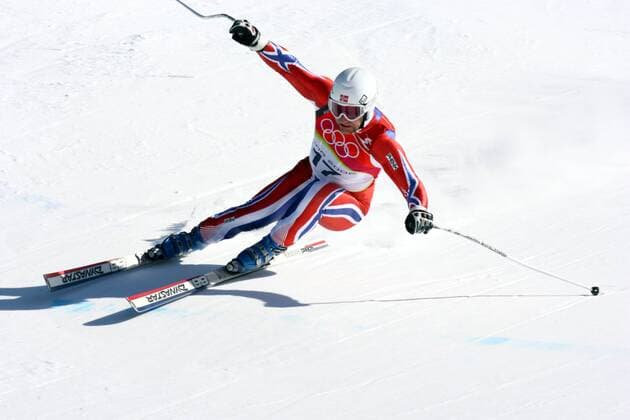 Kjetil Andre Aamodt (Norwegen) Alpiner Skilauf OS Winter Herren Olympische Spiele Turin 2006, Winterspiele, Ski Alpin, Skisport, Abfahrt Einzelbild Freisteller Sestriere Borgata Alpiner Skilauf OS Winter Herren Olympische Spiele Turin 2006, Winterspiele, Ski Alpin, Skisport, Abfahrt Einzelbild Freisteller Sestriere Borgata