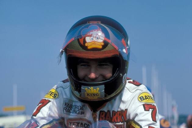 Barry Sheene (Großbritannien Suzuki) Motorsport WM Herren Weltmeisterschaft 1979, Motorrad, Motorradrennen, Motorradrennsport, Motorradsport Einzelbild Aufnahmedatum geschätzt Freude, Motorsport WM Herren Weltmeisterschaft 1979, Motorrad, Motorradrennen, Motorradrennsport, Motorradsport Einzelbild Aufnahmedatum geschätzt Freude,