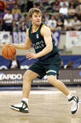 Anton Gavel (Polaris Murcia) am Ball -  Basketball Herren ACB League 2006 2007, 1. Spanische Liga, Polaris World CB Murcia, Vdig Einzelbild Madrid Basketball Herren ACB League 2006 2007, 1. Spanische Liga, Polaris World CB Murcia, Vdig Einzelbild Madrid