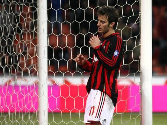 Alberto Gilardino (Milan) enttäuscht -  Fußball Herren Serie A 2006 2007, 1. Italienische Liga, AC Mailand, Vdig Einzelbild Mailand Enttäuschung, Fußball Herren Serie A 2006 2007, 1. Italienische Liga, AC Mailand, Vdig Einzelbild Mailand Enttäuschung,