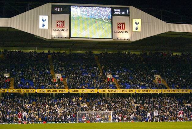 Kantersieg - Tottenham Hotspurs schlägt Charlton mit 5:1 -  Fußball Herren English Premier League 2006 2007, 1. Englische Liga, Tottenham Hotspur - Charlton Athletic 5:1 Totale White Hart Lane London Fußball Herren English Premier League 2006 2007, 1. Englische Liga, Tottenham Hotspur - Charlton Athletic 5:1 Totale White Hart Lane London