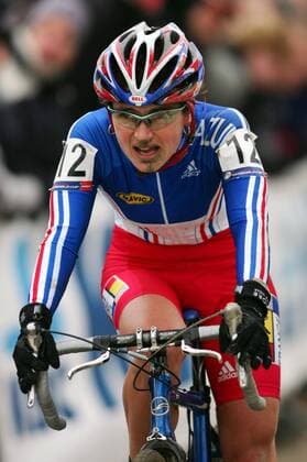 Maryline Salvetat (Frankreich) - (pan17975) Radsport Damen Weltcup 2006 2007, Welt Cup, Worldcup, World, WC, Crossrennen, Querfeldein, Querfeldeinfahren Einzelbild Hofstade Radsport Damen Weltcup 2006 2007, Welt Cup, Worldcup, World, WC, Crossrennen, Querfeldein, Querfeldeinfahren Einzelbild Hofstade