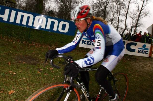 Hanka Kupfernagel (Deutschland Team Focus) - (pan17975) Radsport Damen Weltcup 2006 2007, Welt Cup, Worldcup, World, WC, Crossrennen, Querfeldein, Querfeldeinfahren Einzelbild Hofstade Radsport Damen Weltcup 2006 2007, Welt Cup, Worldcup, World, WC, Crossrennen, Querfeldein, Querfeldeinfahren Einzelbild Hofstade